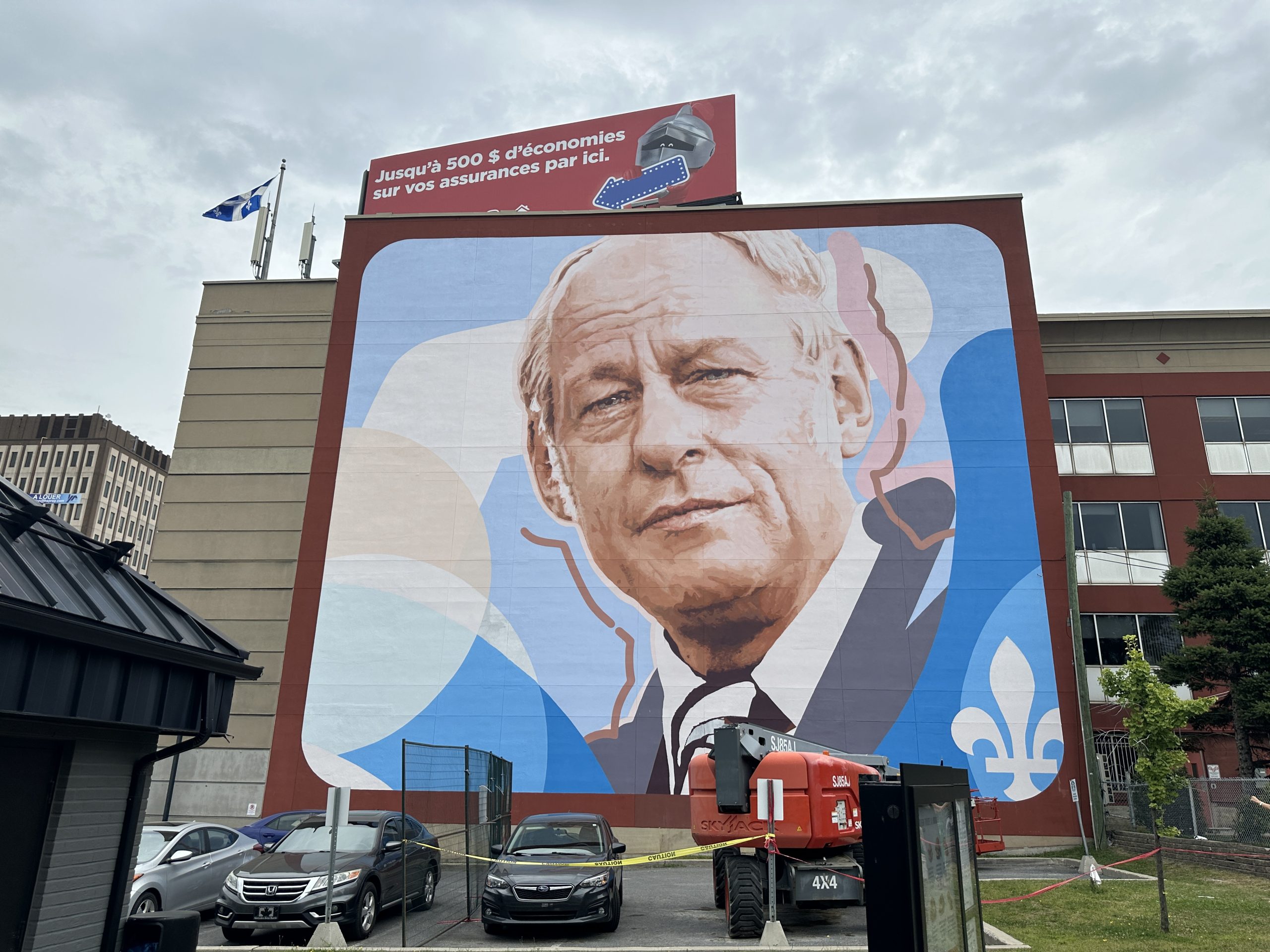 New Montreal mural commemorating former Quebec premier René Lévesque