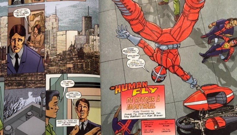 A Montreal-based superhero 'The Human Fly' is making a comeback