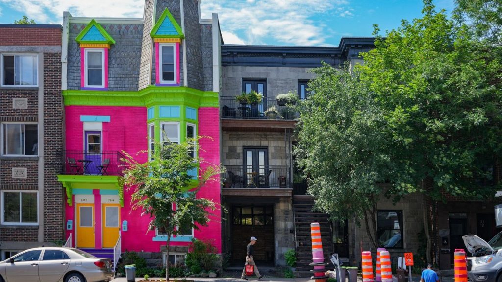 City of Montreal says painting house as ad for Koodo is against the rules
