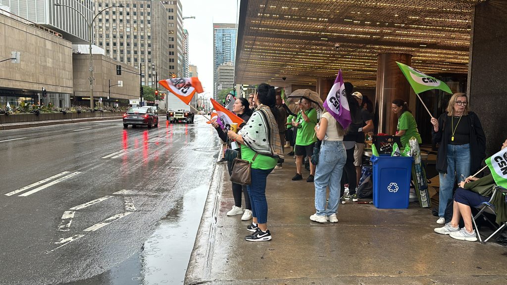 Surprise strike launched by workers at Queen Elizabeth Hotel