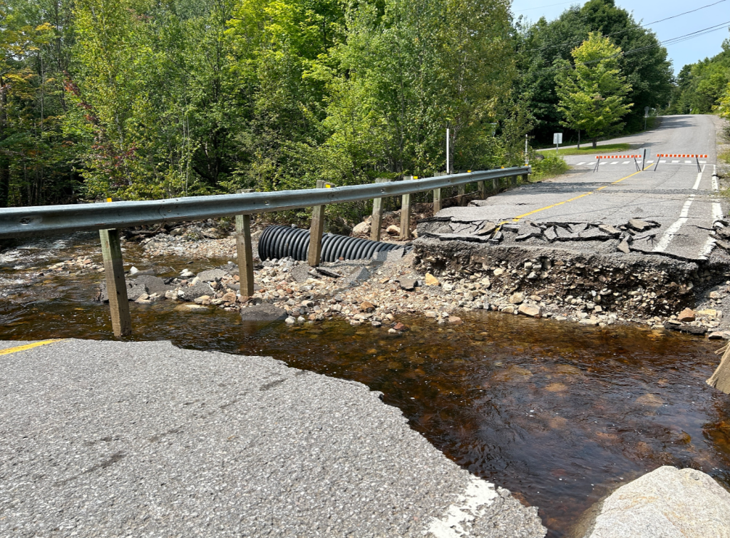 Sainte-Julienne destroyed by Tropical Storm Debby