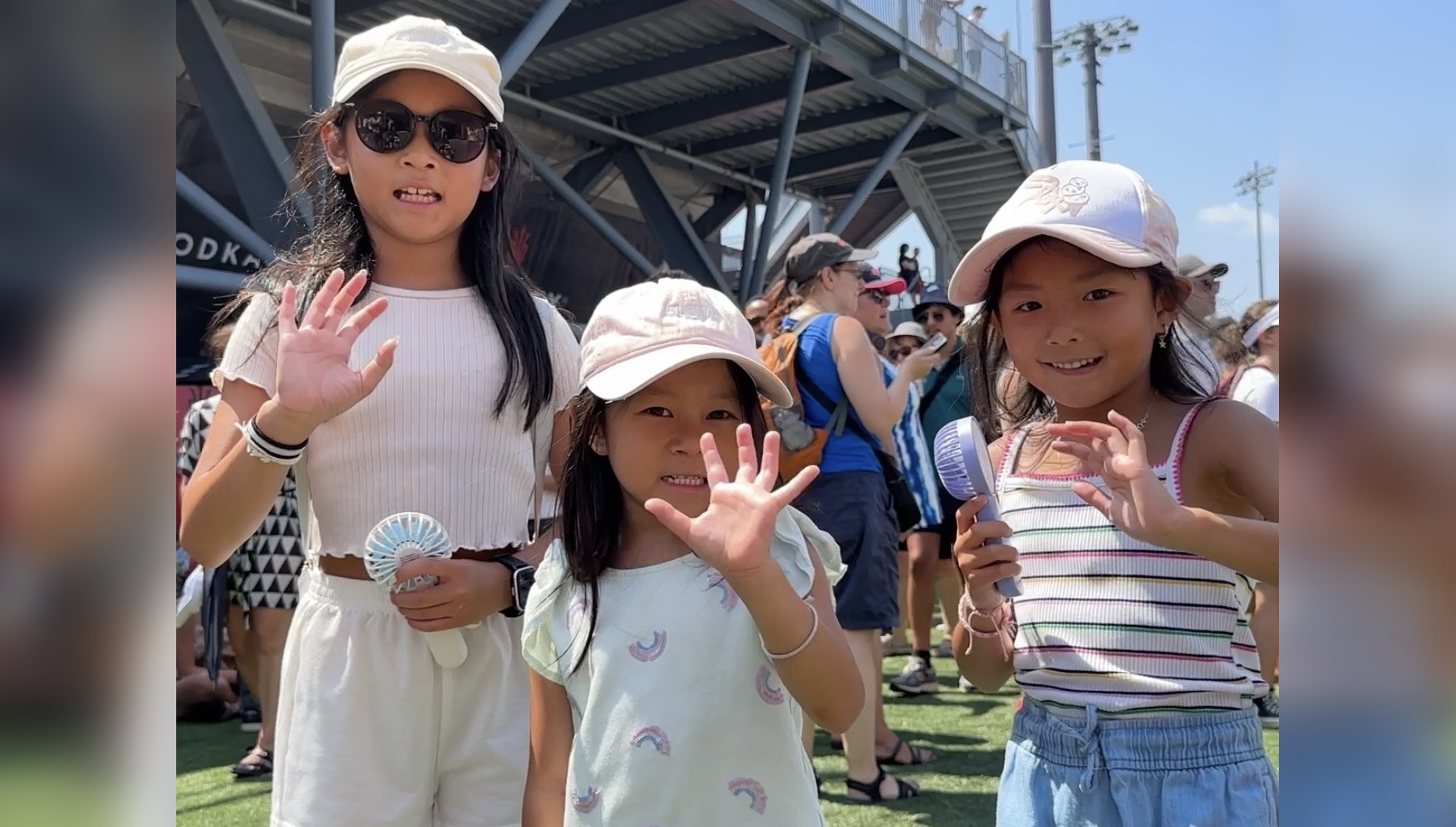 Families, young tennis fans enjoy free day ahead of National Bank Open