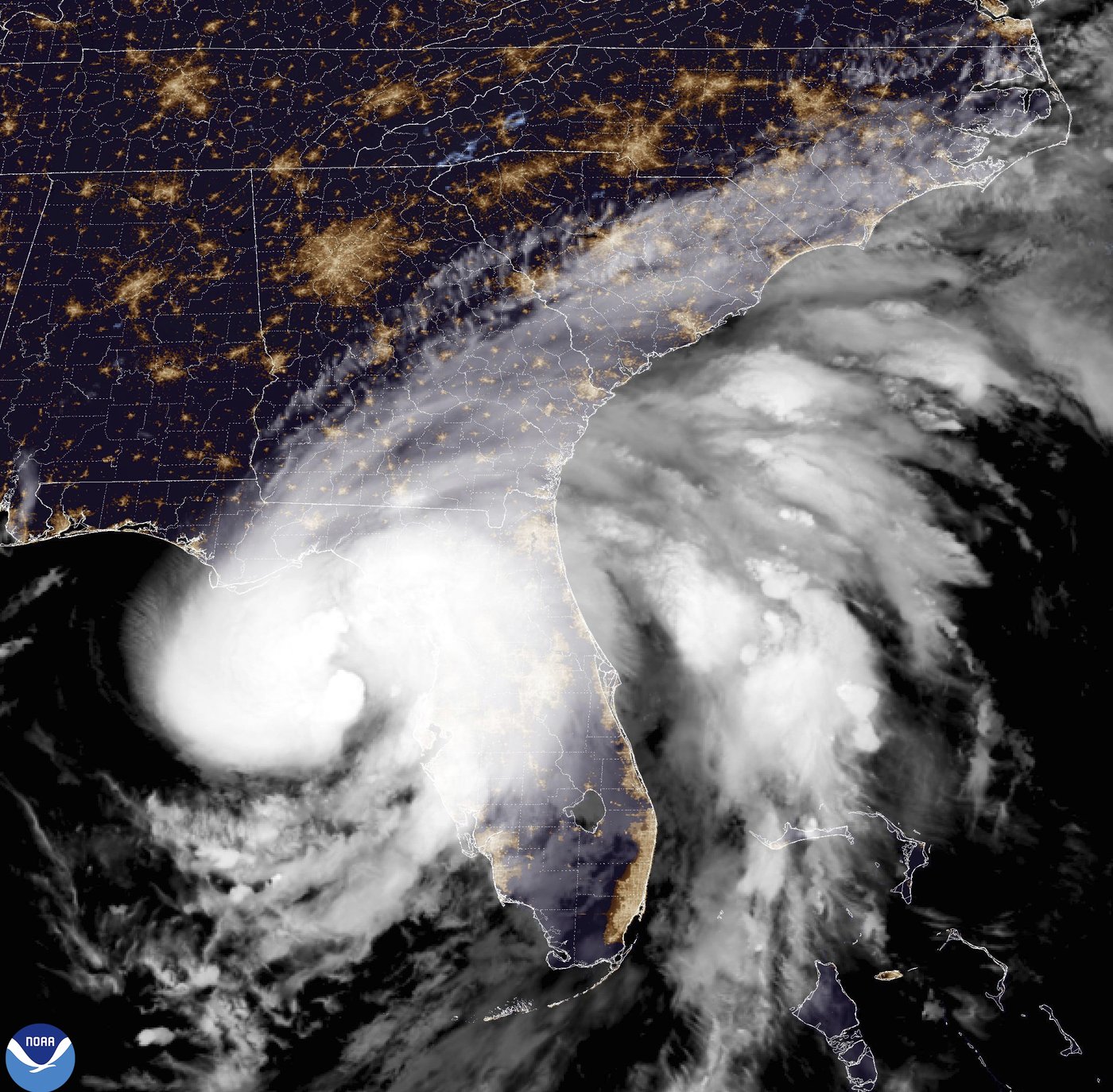 Tropical Storm Debby strengthens into a Category 1 hurricane as it