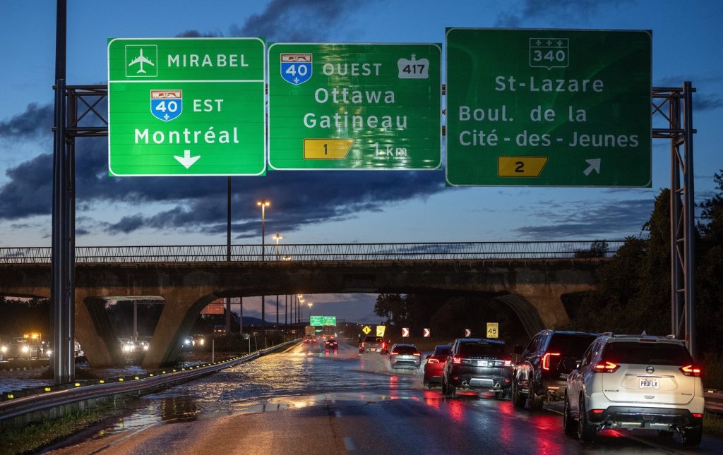 Tropical storm Debby remnants brings significant rainfall to Montreal, Eastern Canada