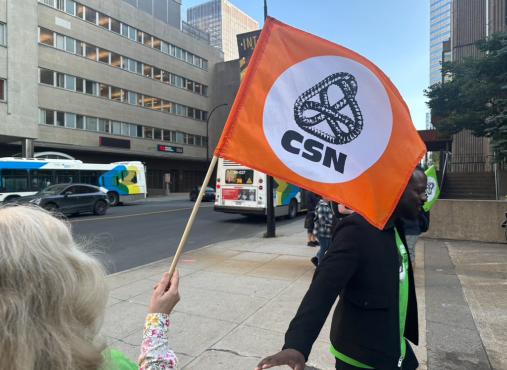 CSN hotel workers on strike