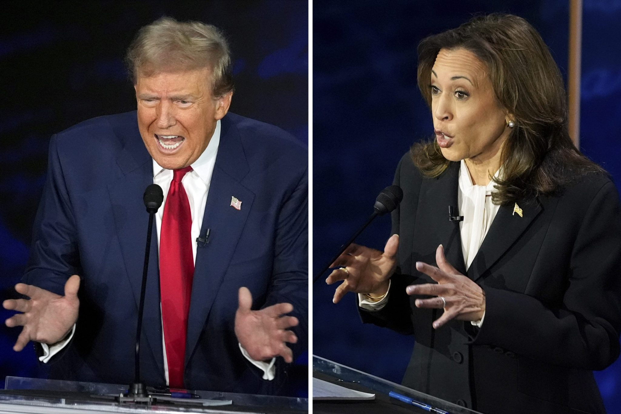 U.S. presidential debate Trump and Harris hit the stage