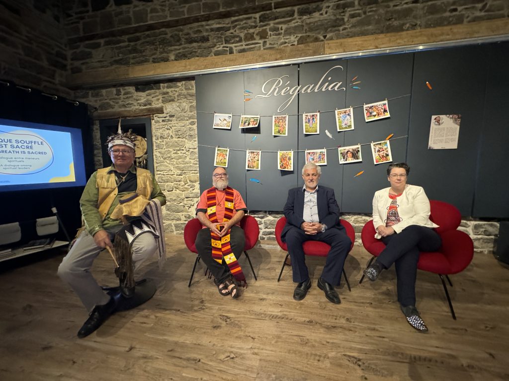 Mohawk Faith keeper, Rabbi, Imam and Pastor meet to address global challenges