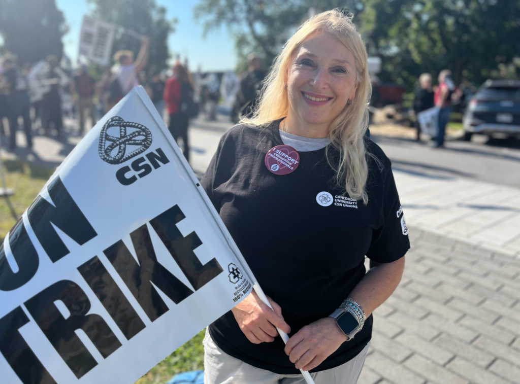 Concordia University employees on strike