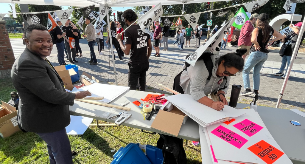 Concordia University employees on strike