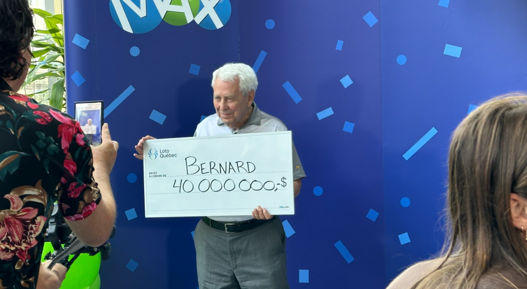 Bernard Morissette wins lotto max