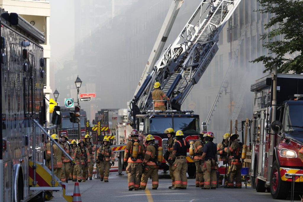 Old Montreal fire: Police say undetermined number of people died