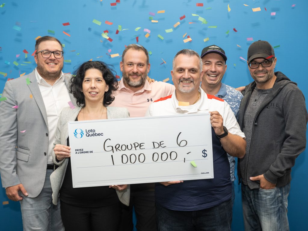 a group of friends win a quebec max draw of 1 million