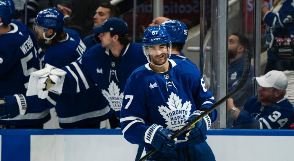 Max Pacioretty in a Maple Leafs jersey