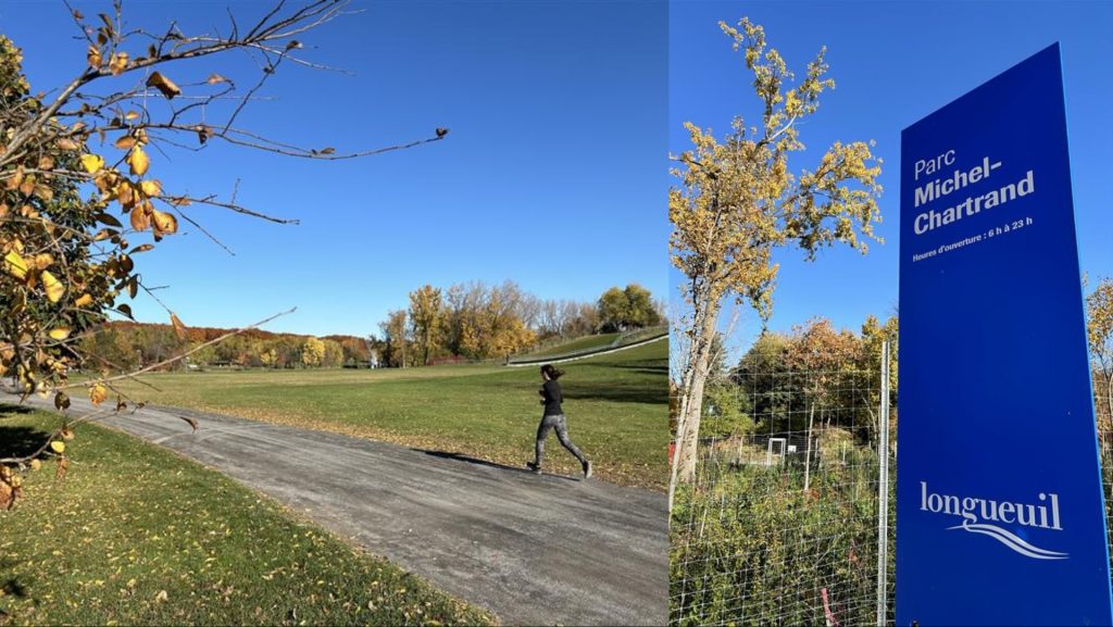 runner in Michel Chartrand Park