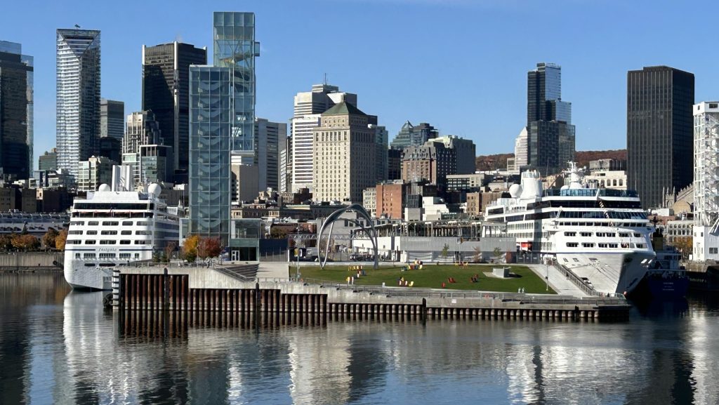 cruise ships in port of montreal