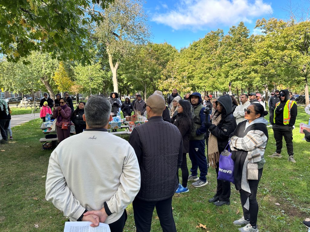 people gather for nalie's legacy walk