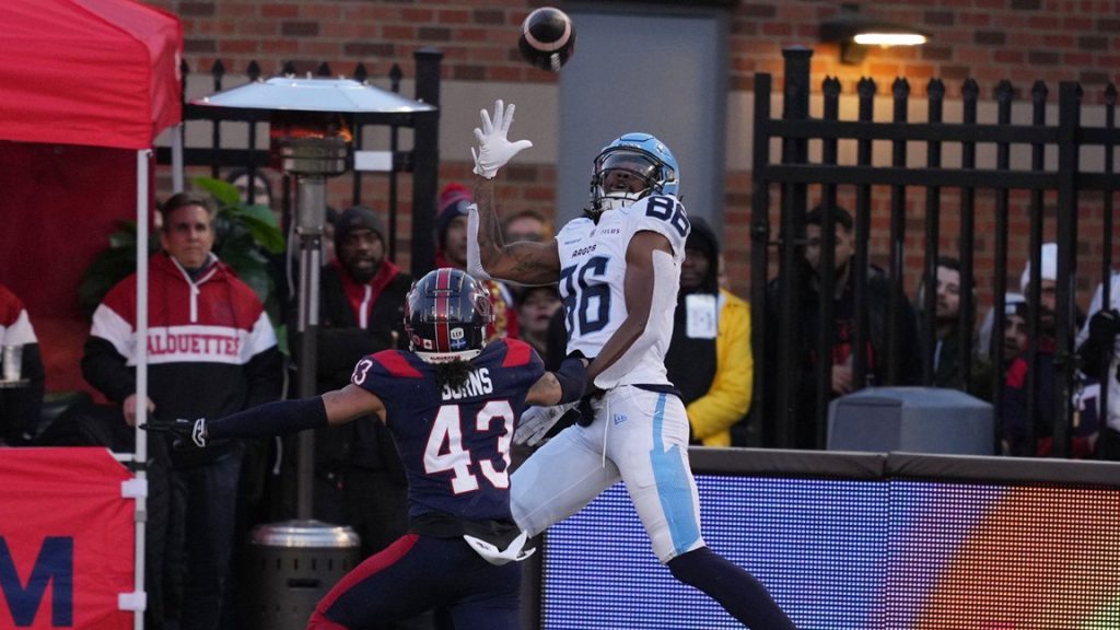 Argonauts upset Alouettes in CFL East final, but lose QB Chad Kelly to injury