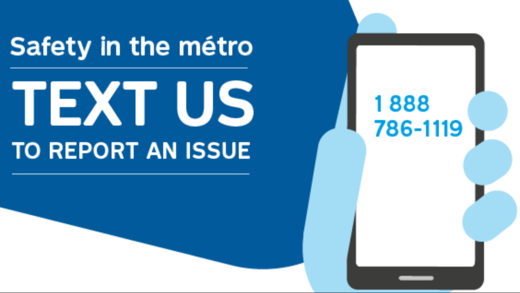 STM launches text message reporting service to increase safety