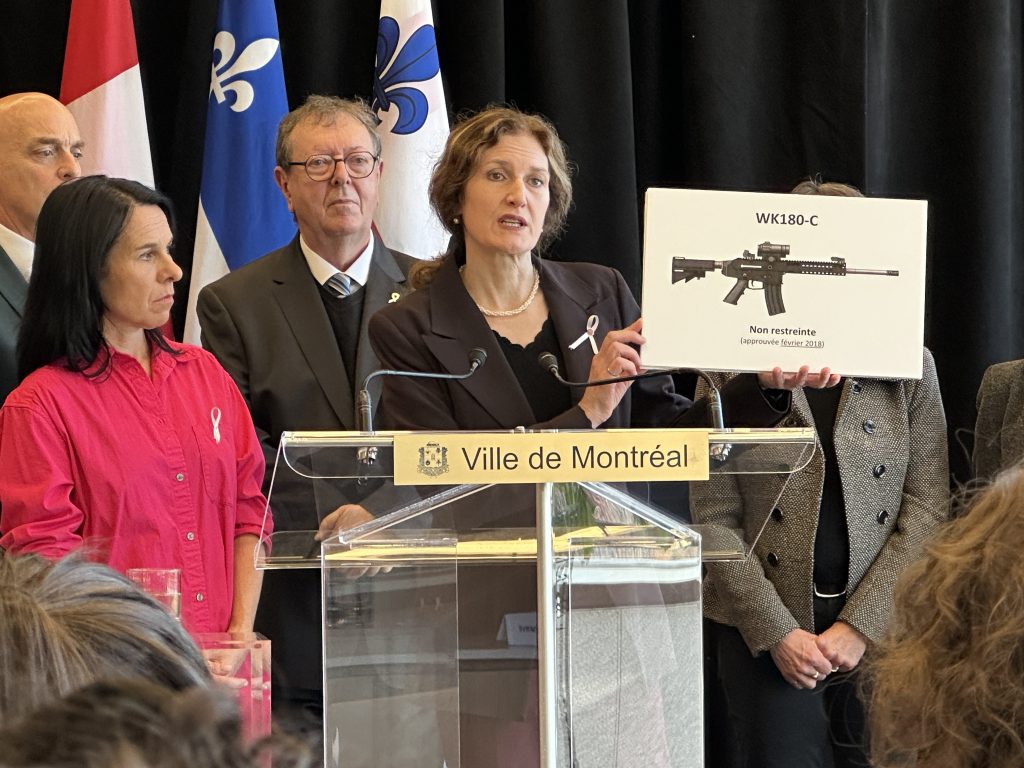 Mayor Plante, Polytechnique massacre survivors call on Ottawa for stricter gun control