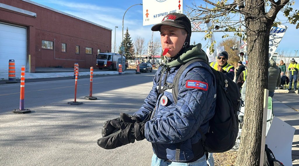 Canada Post worker Miles Farrell