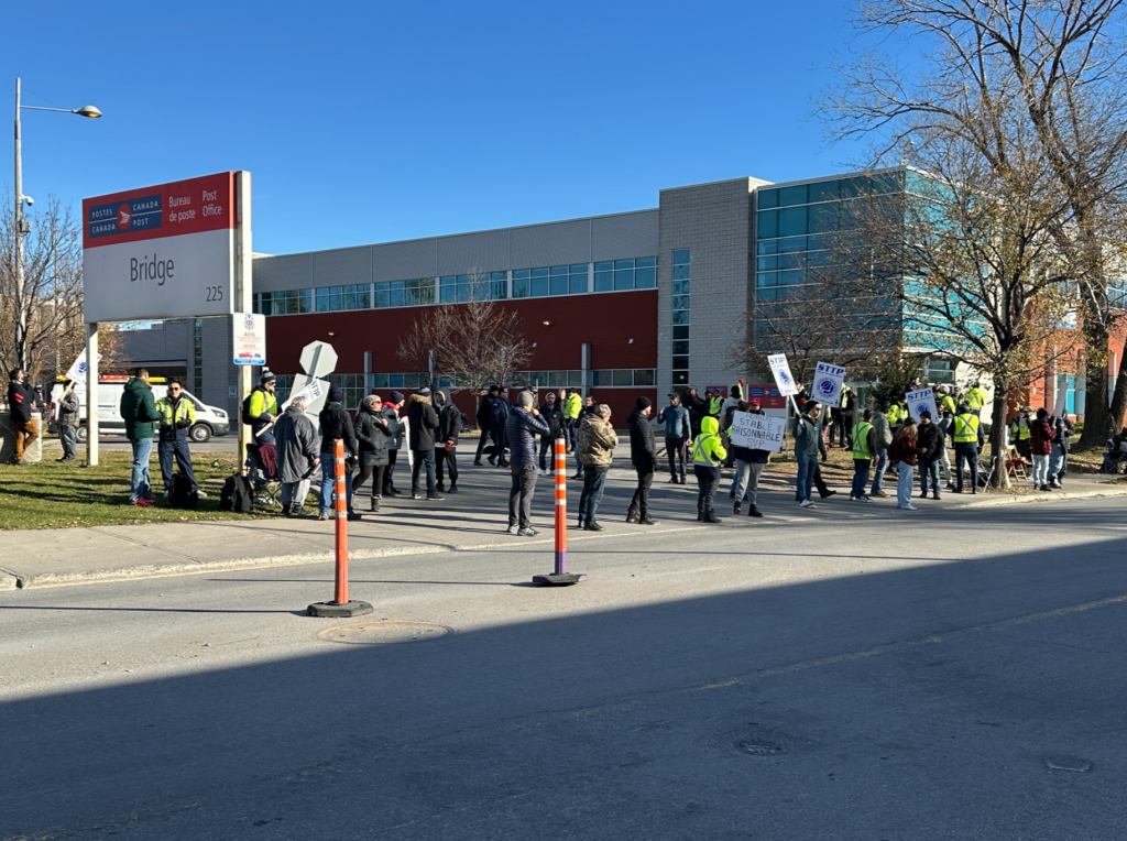 Canada Post workers on strike