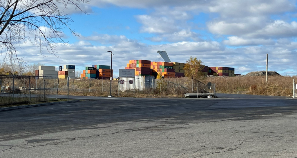 The Ray-Mont Logistics container yard