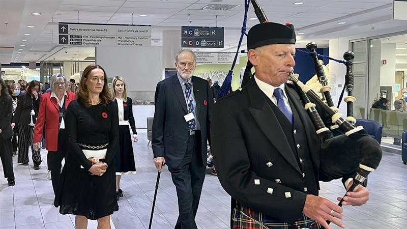 MUHC celebrates Remembrance Day with parade