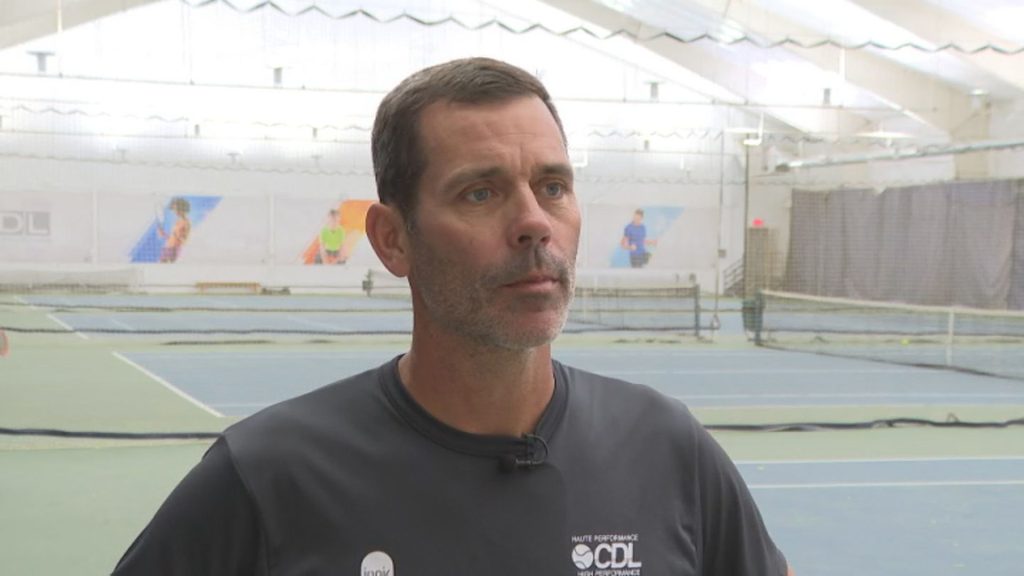 Montreal tennis coach Simon Larose