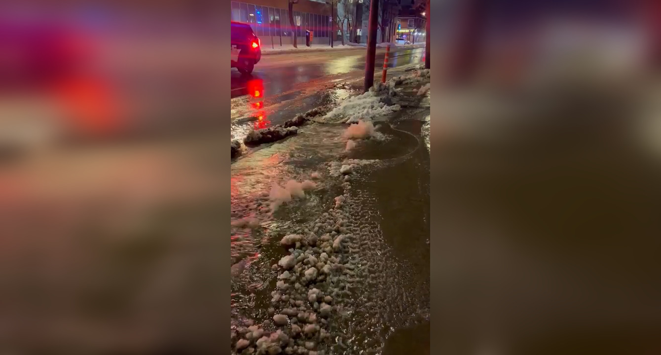 Water main break shuts down stretch of Papineau Avenue during Montreal ...