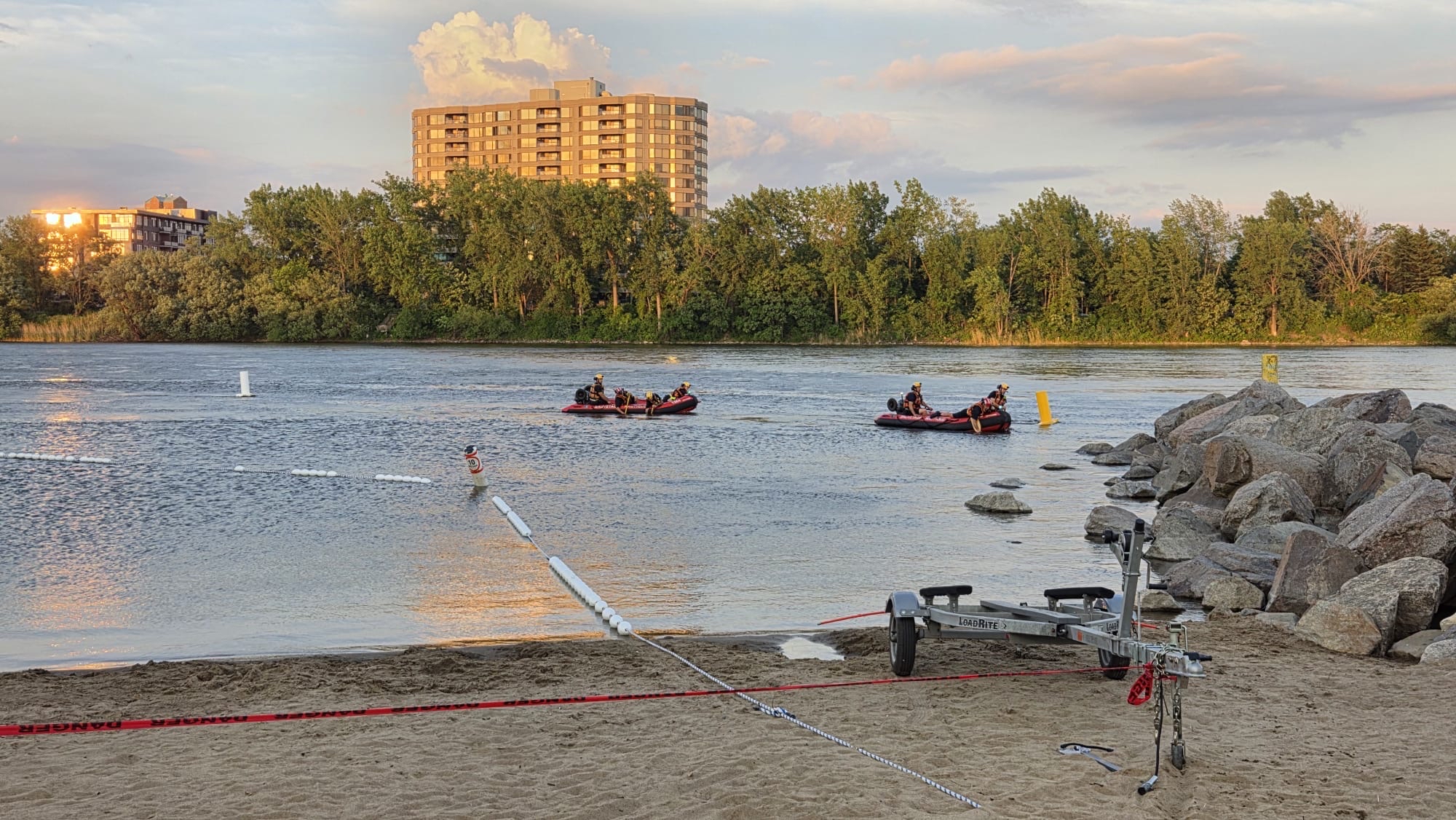 Search underway near Verdun Beach after person reported missing in water