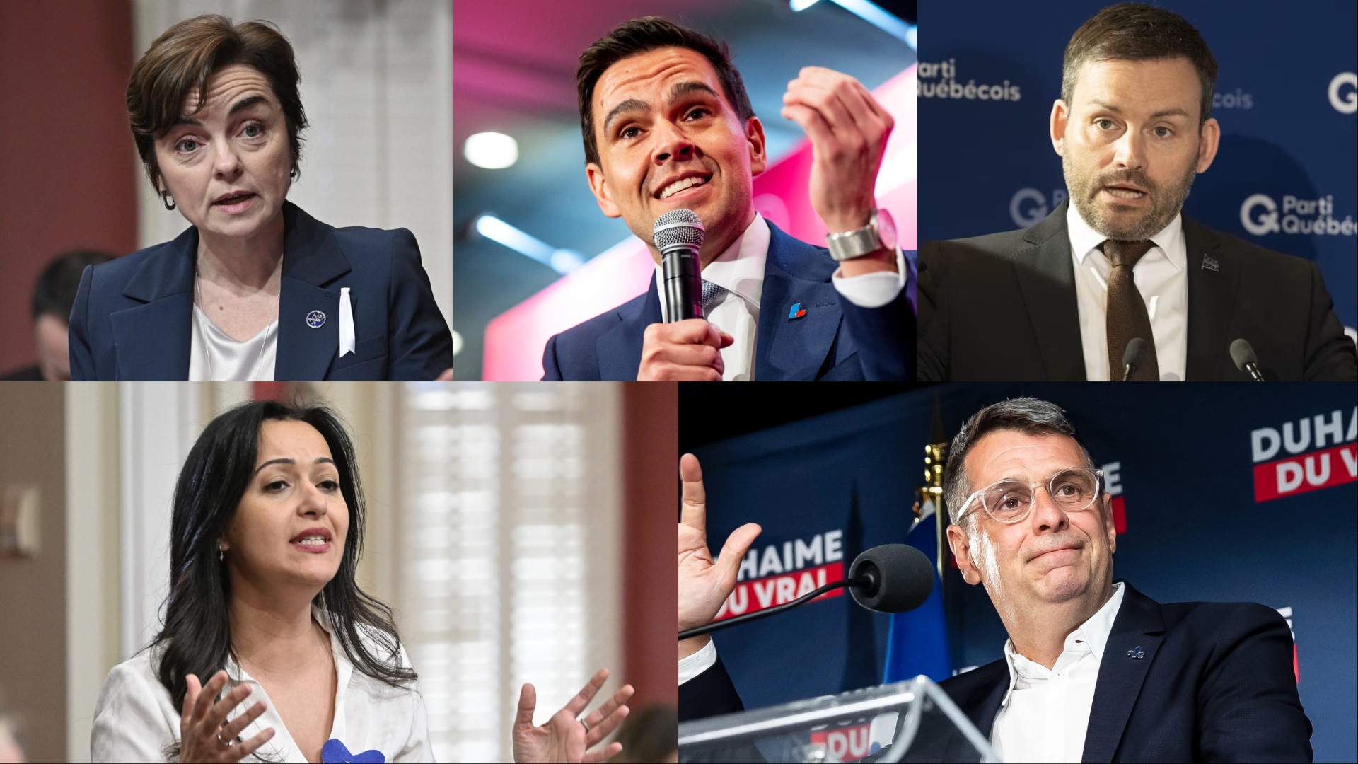 Quebec political leaders talk independence, trains on election campaign trail