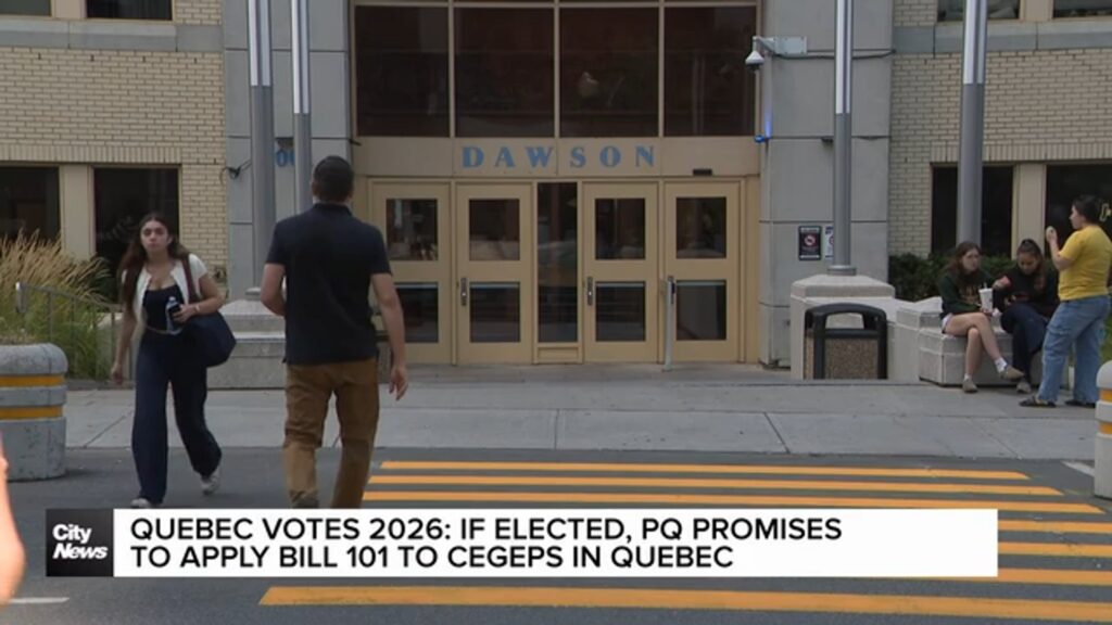 Parti Québécois would apply Bill 101 to CEGEPs in Quebec if elected